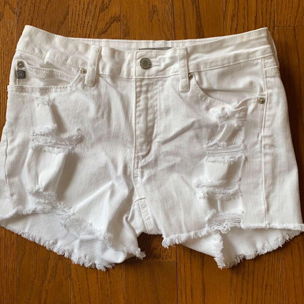 JUSTUSA white jeans shorts